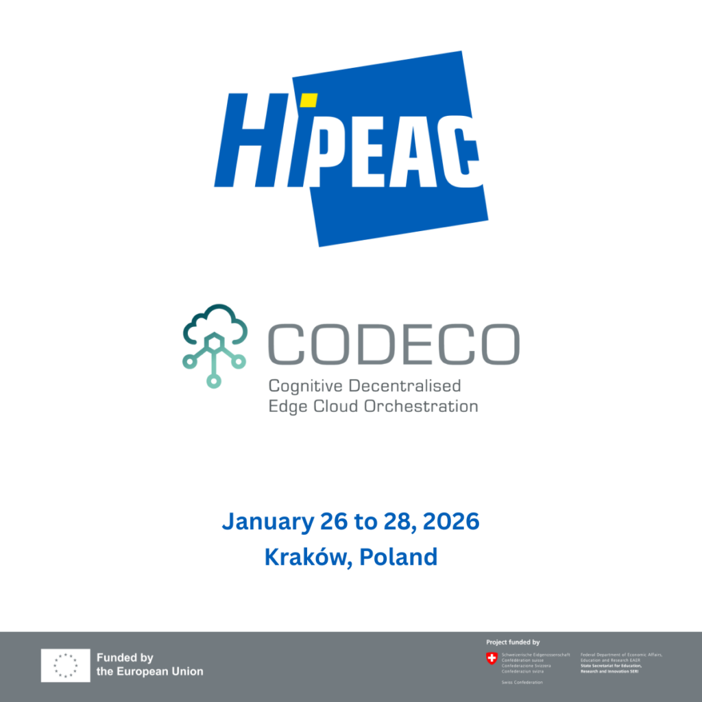 CODECO at HiPEAC 2026